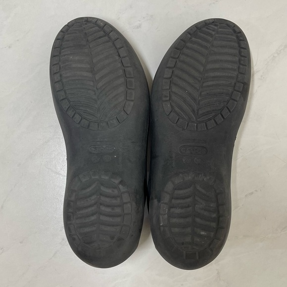 CROCS Black Kadee Ballet Slip On Flats Size 10 Neutral Comfort Balletcore - Picture 6 of 7